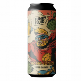 Piwo Funky Fluid: Hoppy Comics puszka 6,4% 500 ml puszka