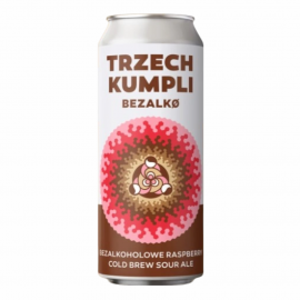 Piwo Trzech Kumpli Bezalkoholowe Raspberry Cold Brew Sour Ale 0% 500 ml