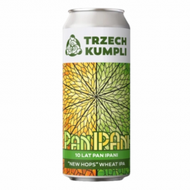 Piwo Trzech Kumpli Pan IPAni 10-lat - New Hops Wheat IPA 6,5% 500 ml puszka