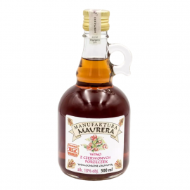 Wino wzmacniane Czerwona porzeczka 18% 500 ml
