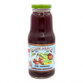 Sok Łąckie Ogrody jabłkowo - wiśniowy 300 ml