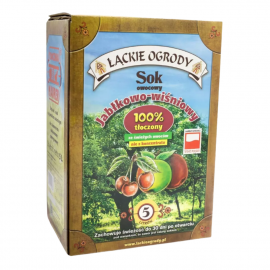 Sok Łąckie Ogrody jabłkowo - wiśniowy 5000 ml