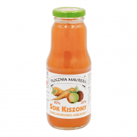 Sok tłoczony  z marchewki i jabłek 300 ml