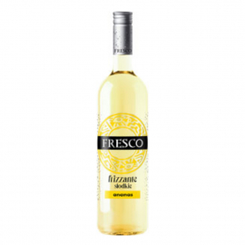 Wino Fresco Frizzante Ananas 5,5% białe słodkie 750 ml