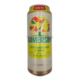 Piwo Somersby Strawberry & Kiwi 4,5% 500 ml Puszka
