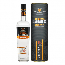Wódka Specjał Białowieski Mocny Zbożowy 63% 700 ml tuba