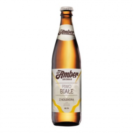 Piwo Amber Białe z Kolendrą 5% 500 ml