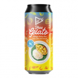 Piwo Funky Fluid Free Gelato Mango Sticky Rice Ice Cream Sour 0,5% 500ml Puszka