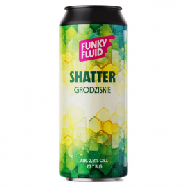 Piwo Funky Fluid  Shatter Grodziskie 7,7 2,8% 500 ml puszka