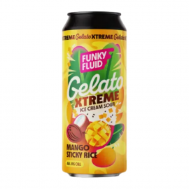 Piwo Funky Fluid Gelato Xtreme  Mango Sticky Rice 8% 500 ml puszka