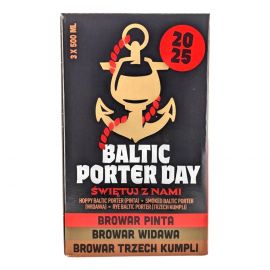 Piwo Pinta Baltic Porter Day 2025 9% zestaw 3 x 500 ml
