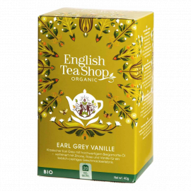 Herbata English Tea Shop Bio Vanilla Earl Grey / Waniliowa Earl Grey 20 saszetek