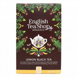Herbata English Tea Shop Bio Lemon Black Tea / Czarna z Cytryn 20 saszetek