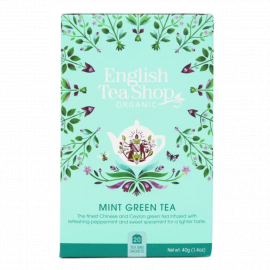 Herbata English Tea Shop Bio Mint Green Tea / Zielona z Miętą 20 saszetek