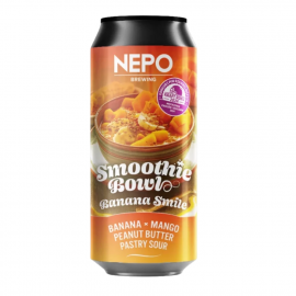 Piwo Nepomucen Smoothie Bowl Banana Smile - Banana, Mango, Peanut Butter Pastry Sour 5,3% 500 ml puszka