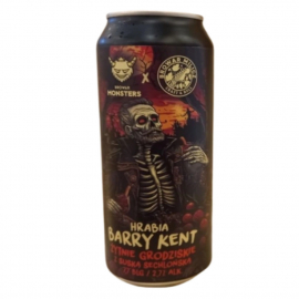 Piwo Monsters Hrabia Barry Kent Żytnie Grodziskie Z Suska Secholonska 2,7% 500 ml Puszka
