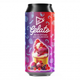 Piwo Funky Fluid Gelato Berries & Cream 5,5% 500 ml puszka