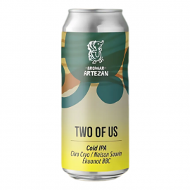Piwo Artezan Two Of Us – Cold IPA 6,5% 500 ml puszka