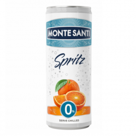 Wino musujące Monte Santi Spritz 0,0% 330 ml