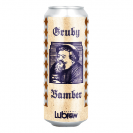 Piwo Lubrow Gruby Bamber 5% 500 ml Puszka