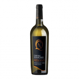 Wino Cheval Quncard Bordeaux Reserve Sauvignon  2021 13,5% białe wytrawne 750 ml