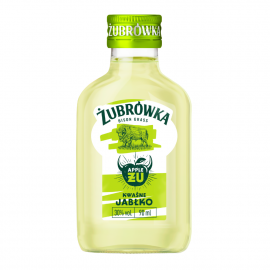 Wódka Żubrówka Apple ŻU Kwaśne jabłko 30% 90 ml