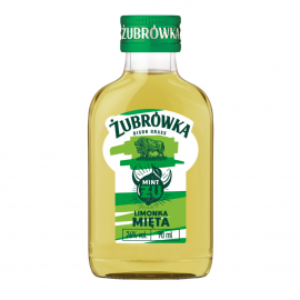 Wódka Żubrówka Mint ŻU Limonka Mięta 26% 90 ml