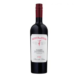 Wino Messer Del Fauno Salentino 13,5% czerwone wytrawne 750 ml
