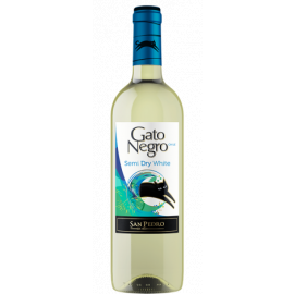 Wino Gato Negro 11,3% białe półwytrawne 750 ml