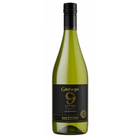 Wino Gato Negro 9 Lives Chardonnay 13% białe wytrawne 750 ml