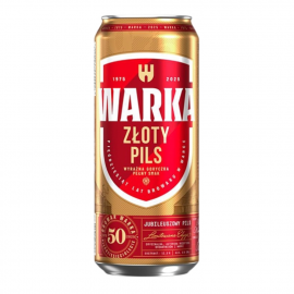 Piwo Warka Jasne Złoty Pils 5% 500 ml