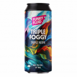 Piwo Funky Fluid Triple Foggy - Triple NEIPA 9% 500 ml