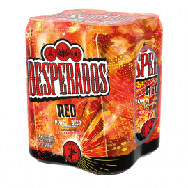 Piwo Desperados Red 5,9% 500 ml 4 - pak Puszka