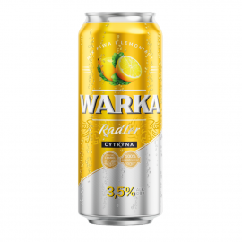 Piwo Warka Radler Cytryna 3,5% 500 ml puszka