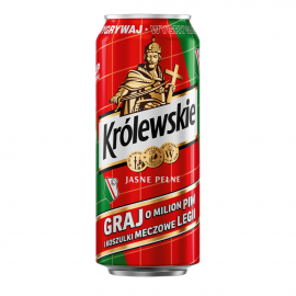 Piwo Królewskie Jasne 5,2% 500 ml puszka