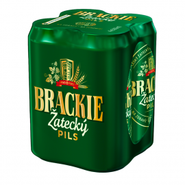 Piwo Brackie Zatecky Pils 5,2% 500 ml 4-pak puszka