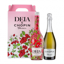 Likier Deia z Truskawka Hibiskusem  25% + Prosecco Chopin Extra Dry 11% 750 ml