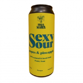 Piwo Birra Mania Sexy Sour Grapes & Pineapple Pastry Sour 4,7% 500 ml puszka