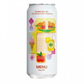 Piwo Browar Cztery Ściany Menu 6,1% 500 ml puszka