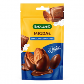 Przekąska Bakalland Migdały w mlecznej czekoladzie 75 g