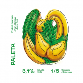 Piwo Browar Cztery Ściany Paleta Fruited Sour Ale 5,1% 500 ml puszka