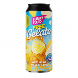 Piwo Funky Fluid Free Gelato White Guava, Mango & Lime 0,5% 500 ml puszka