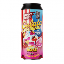 Piwo Funky Fluid Gelato Xtreme Rose Collab White Dog 8% 500 ml puszka
