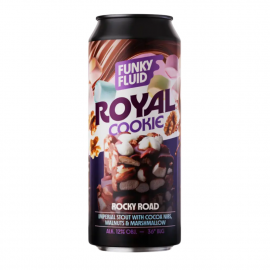 Piwo Funky Fluid Royal Cookie Rocky Road 12% 500 ml puszka