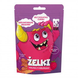 Baton BeRAW! Kids Żelki Malina z chrupkami 35 g