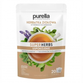 Herbata Purella Superfoods Superherbs Mieszanka ziół do zaparzania Uspokojenie 35 g