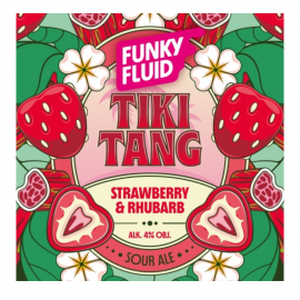 Piwo Funky Fluid Tiki Tang Strawberry & Rhubarb Sour Ale 4% 500 ml puszka