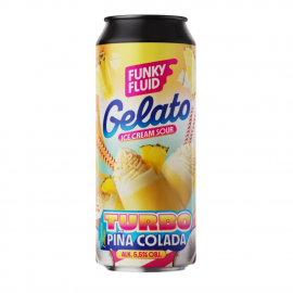 Piwo Funky Fluid Gelato Turbo Pina Colada Ice Cream Sour 5,5% 500 ml puszka
