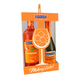 Zestaw Miksuj Lato Orange: Monte Santi Aperitivo Classico + Prosecco 11% 1500 ml