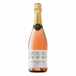 Wino musujące Heretat Sabartes Rose Brut DO Cava 12,5% różowe wytrawne 750 ml